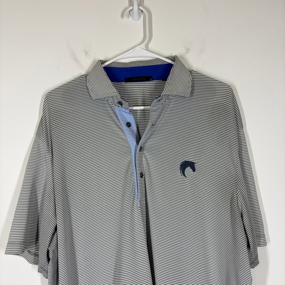 Greyson Men’s Stripe Polo Size Medium - Picture 3 of 9
